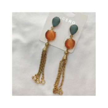 Pendiente Paula Naranja