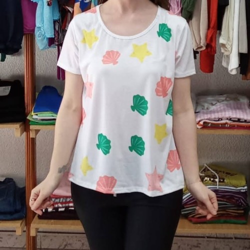 Camiseta Conchas