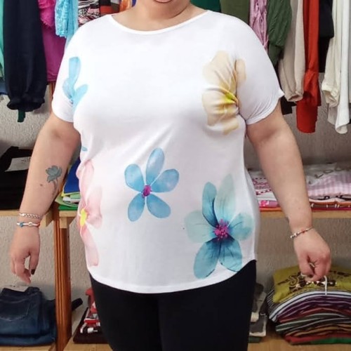Camiseta Pétalos